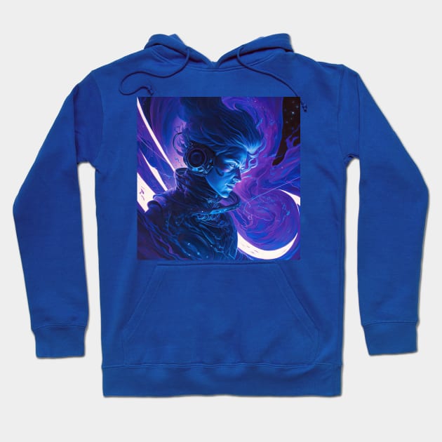 Exploring the Interdimensional Vortex - Space Adventures #6 Hoodie by yewjin